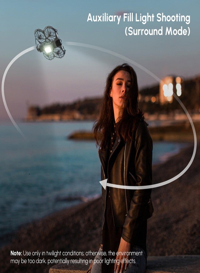 ستارت آر سي معدات هبوط مضيئة من STARTRC Neo 2، إضاءة ليلية/زيادة الارتفاع لملحقات DJI Neo 2 - Image 2